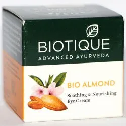 Успокаивающий и питательный крем для глаз Био Миндаль Биотик (Bio Almond Eye Cream Biotique) 15 г 4