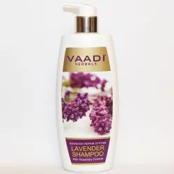 Шампунь «Лаванда» с экстрактом розмарина Ваади (Lavender Shampoo with Rosemary Extract Vaadi) 350 мл 0