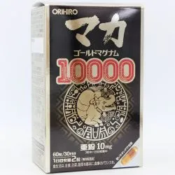 Мака Золотая Магнум 10000 (Maca Gold Magnum 10000 Orihiro) 60 капс. / 385 мг (содержимое 315 мг) 0