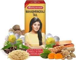 Масло для волос Махабрингарадж Байдьянатх (Mahabhringaraj Tel Baidyanath) 100 мл 5