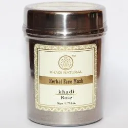Маска для лица «Сияние Розы» Кхади (Rose Face Pack Khadi) 50 г 2