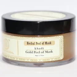 Маска для лица «Золотое Очищение» Кхади (Gold Peel off Mask Khadi) 50 г 0