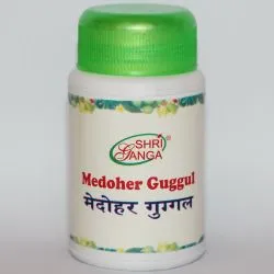 Медохар Гуггулу Шри Ганга (Medoher Guggul Shri Ganga) 100 г (примерно 300 табл. / 333 мг) 2