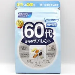 Витамины и минералы для мужчин от 60 лет Фанкл (Fancl) 30 пакетиков 8
