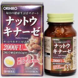 Наттокиназа 2000 Орихиро (Nattokinase 2000FU Orihiro) 60 капс. / 350 мг (содержимое 210 мг) 0