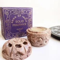 Твердые духи в каменной коробочке Сонг оф Индия (Natural Solid Fragrance Song of India) 8 г 3