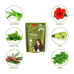 Неха хна для волос с лечебными растениями (Neha Herbal Mehandi) 140 г 6