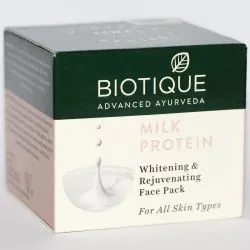 Отбеливающая и омолаживающая маска для лица Био Молочный Протеин Биотик (Bio Milk Protein Face Pack Biotique) 50 г 2