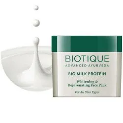 Отбеливающая и омолаживающая маска для лица Био Молочный Протеин Биотик (Bio Milk Protein Face Pack Biotique) 50 г 1