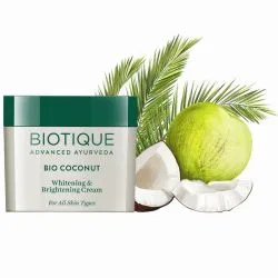 Отбеливающий и осветляющий крем для лица Био Кокос Биотик (Bio Coconut Cream Biotique) 50 г 1