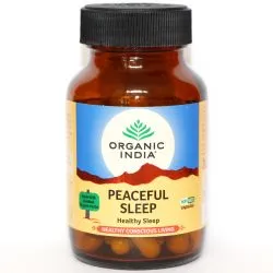 Писфул Слип «Спокойный сон» Органик Индия (Peaceful Sleep Organic India) 60 капс. / 340 мг 0
