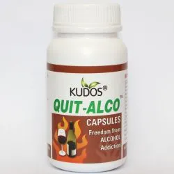 Препарат от алкогольной зависимости «Бросить пить» Кудос (Quit Alco Kudos) 30 капс. / 500 мг 0