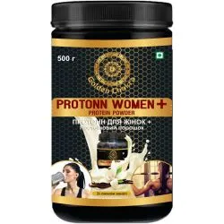 Протонн для женщин протеиновый порошок Голден Чакра (Protonn Women+ Protein Powder Golden Chakra) 500 г 2