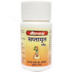 Саптамрит Лаух Байдьянатх (Saptamrit Lauh Baidyanath) 40 табл. / 300 мг
