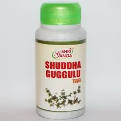 Шудха Гуггулу Шри Ганга (Shuddha Guggulu Shri Ganga) 120 табл. / 750 мг могут быть разломаны 0