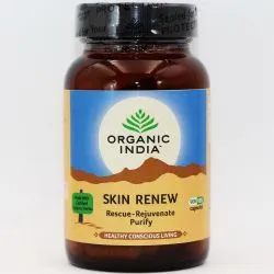 Скин Ренью «Обновление кожи» Органик Индия (Skin Renew Organic India) 90 капс. / 400 мг 0