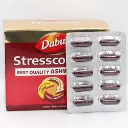 Стресском (Ашваганда) Дабур (Stresscom Ashvagandha Dabur) 120 капс. / 300 мг 3
