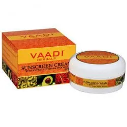 Солнцезащитный крем для лица и тела с киви и авокадо Ваади (Sunscreen Cream SPF 25 with Extracts of Kiwi & Avocado Vaadi) 110 г 0