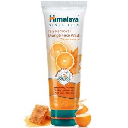 Гель для умывания лица удаляющий загар с Апельсином Хималая (Tan Removal Orange Face Wash Himalaya) 100 мл