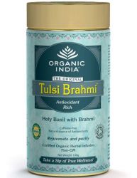 Чай Тулси с Брахми Органик Индия (Tulsi Brahmi Tea Organic India) 100 г