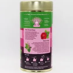 Чай Тулси с Ромашкой, сладкой Розой и Лимонником Органик Индия (Tulsi Sweet Rose Tea Organic India) 1
