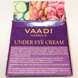 Крем под глаза с миндальным маслом и экстрактом огурца Ваади (Under Eye Cream Almond Oil & Cucumber Extract Vaadi) 30 г 1